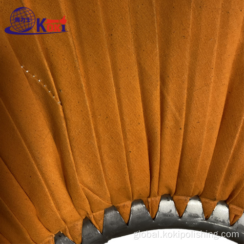 Buffing Cloth Wheel Yellow airway cotton cloth buffing wheel z-type Factory